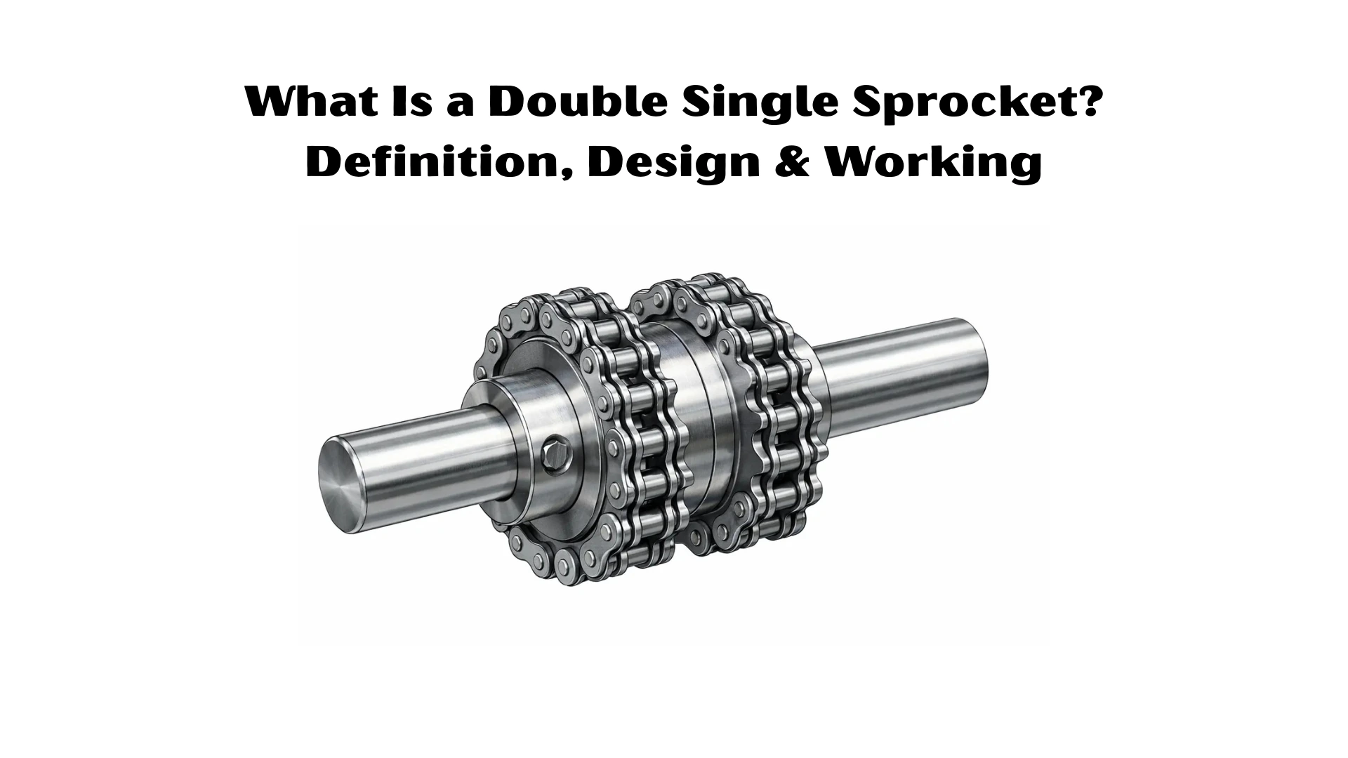 What Is a Double Single Sprocket