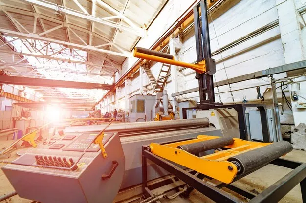 machines operation modern industrial enterprise normal